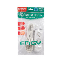 Удлинитель Engy Эконом 5м/4 розетки ШВВП 2х0.75 186716