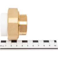 Комбинированная разъемная муфта - американка Blue Ocean полипропиленовая, ВР - 32x1 PPRF/UAF(W)-32