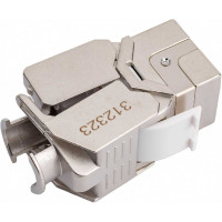Вставка Hyperline KJ8-8P8C-C6-180-TLS-SH-F-WH Keystone Jack RJ-45 8P8C, категория 6, экранированная 426188