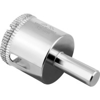 Коронка с центрирующим сверлом по стеклу и керамике (32х55 мм) Vertextools 336-32-55