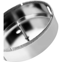 Коронка с центрирующим сверлом по стеклу и керамике (95х55 мм) Vertextools 336-95-55