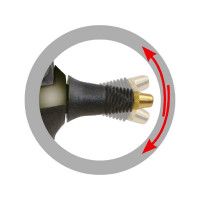 Помповый опрыскиватель ЖИЗНЬ/VITA с регулируемым распылением, в прозрачной колбе GLQ ДжиЭлКью 3346Т/GLQ