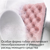 Губка для мытья посуды Jundo Премиум, 5 штук 4903720021453