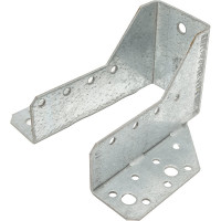 Держатель балки ALBERTS перфорированный, цинк, 45x109 мм 335984