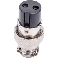 Разъем MIC16 2P гнездо Pro Legend металл на кабель, PL2200