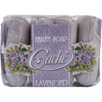 Туалетное мыло для ухода Cache 4 pcs X 75gr X 24 экопак лаванда CLS0006