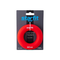 Кистевой эспандер-кольцо Starfit ES-404, силикогель, d=8,8 см, 30 кг, красный УТ-00019248