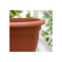 Горшок Колывань с поддоном Martika 10 л, диам. 30 см, терракотовый С96Т