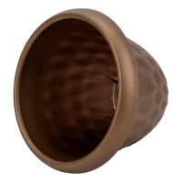 Горшок для растений с поддоном Martika Розетта 1.7 л, диам. 170 мм, золотой С126ЗОЛ