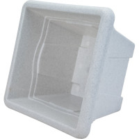 Горшок с поддоном Martika Квадро 12.2 л, 32x32 см, мрамор С165М