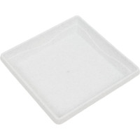 Горшок с поддоном Martika Квадро 5.1 л, 24x24 см, мрамор С163М