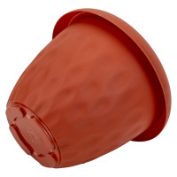 Горшок для растений с поддоном Martika Розетта 1.7 л, диам. 170 мм, терракотовый С126ТЕР