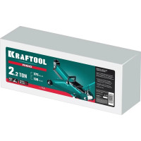 Подкатной домкрат с увеличенным подъемом KRAFTOOL rigid 2.25т 130-385 мм, в кейсе 43452-2-K