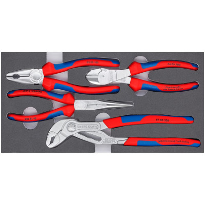 Набор шги Knipex COBRA Basic Chrome KN-002001V17