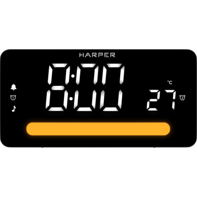 Harper Часы-Радио HCLK-5030 black H00003325