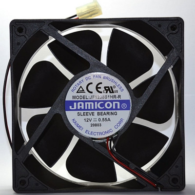 JAMICON вентилятор JF1238S1HR 120х120х38 12В с разъемом 2 конт.MOLEX 5239-2(PHU-2) С00034863