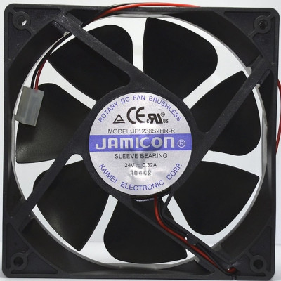 JAMICON вентилятор JF1238S2HR 120х120х38 24В с разъемом 2 конт.MOLEX 5239-2(PHU-2) С00035691