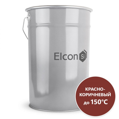 Elcon фасадная эмаль КО-174 красно-коричневая, 25 кг 00-00001682