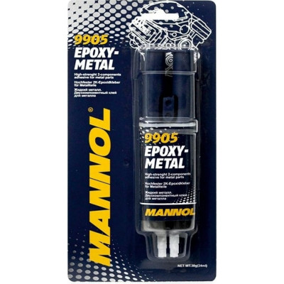 MANNOL EPOXY METAL 30 гр. Клей Жидкий металл 2404