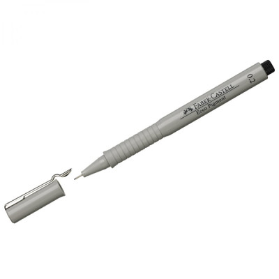 Faber-Castell Ручка капиллярная Ecco Pigment черная,0,2мм 166299