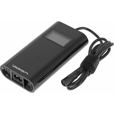 IPPON Блок питания D90U автоматический 90W 15V-19.5V 8-connectors 4.5A 1xUSB 2.1A от бытовой электро 1шт в упак. 654527