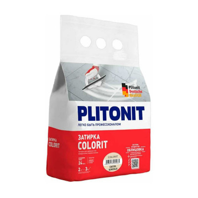 PLITONIT Затирка Colorit (1,5-6мм) Белая 2кг 18884 Н006094