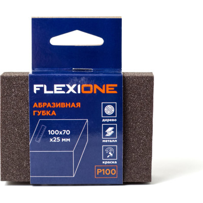 Flexione Губка абразивная 4-х стр, 100x68,5x27мм, Р100 90000024
