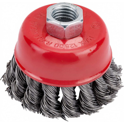 TORGWIN Щетка (корщетка) жесткая проволока 65 мм М14 (чашка) YIDA T889332