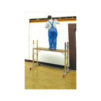 Малые лестничные подмости с одной парой роликов 2х6 Krause Corda 080035