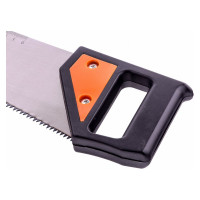 Ножовка SPARTA по дереву,500 мм,5-6 TPI, каленый зуб, линейка, пластиковая рукоятка// 232365