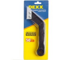 Скребок по кафелю с карбидным напылением DEXX 200 мм, 1 лезвие 33413