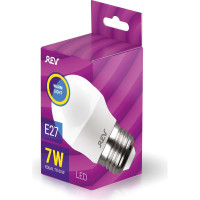 Светодиодная лампа LED G45 Е27 7W 560Лм, 2700K, теплый свет REV 32342 6