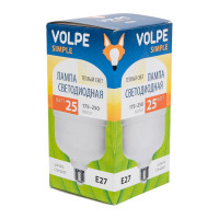Светодиодная лампа Volpe LED-M80-25W/WW/E27/FR/S 10808