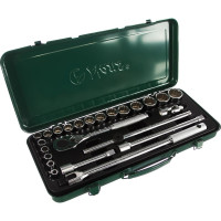 Комплект 12-гранных головок 8-32мм, 24шт Hans 4624-2M