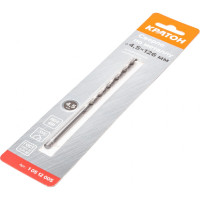 Сверло по металлу шлифованное удлиненное (4.5x126 мм) Кратон 1 05 12 005