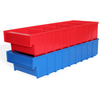 Пластиковый ящик ДиКом Б 500х185х100 красный 18.2016-091