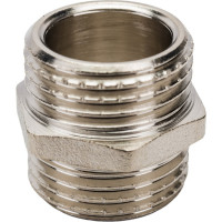 Ниппель AQUALINK 1/2х1/2 нар-нар (Цена за упаковку 10 шт.)  арт. 2524