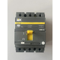 Автоматический выключатель IEK ВА88-33 3Р 40А 35кА SVA20-3-0040