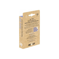 Нитриловые перчатки EcoLat сиреневые, 10 шт./уп., размер M 73037/M