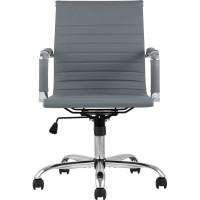 Компьютерное кресло Стул Груп TopChairs City S, серое D-101 grey