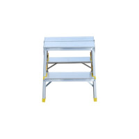 Алюминиевая двухсторонняя стремянка Алюмет с анодированным покрытием 2х2 ступеней. Серия APD 9202