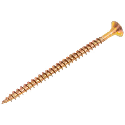 Универсальные шурупы ВИРТУОЗ 4,5х70 мм, потайная головка, желтый цинк 25 шт 27207