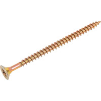 Универсальные шурупы ВИРТУОЗ 4,5х70 мм, потайная головка, желтый цинк 25 шт 27207