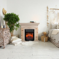 Каминокомплект RealFlame NEAPOLIS STD/EUG WT+ MAJESTIC-S LUX BL 10019811