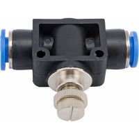 Фитинг-дроссель (пневмодроссель) цанговый 10 мм SHPI SCF 10