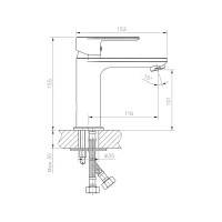 Смеситель для раковины Haiba HB10505-8 539260