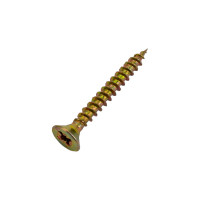 Набор для крепления ВИРТУОЗ дюбель 8х35, шуруп 5х40 потайная головка, желтый цинк, 18 шт. 00422