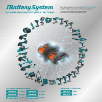 Аккумуляторная дрель Sturm 20 В, 1BatterySystem, 2 акк., 2,0 Ач, кейс CD3620