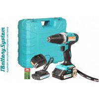 Аккумуляторная дрель Sturm 20 В, 1BatterySystem, 2 акк., 2,0 Ач, кейс CD3620