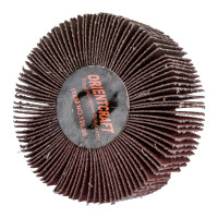 Головка-щётка лепестковая на шпильке (80x30x6 мм; Р120) Orientcraft OCFW80306120